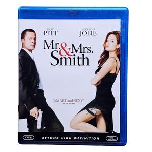 Mr & Mrs Smith Blu-ray Disc Brad Pitt Angelina Jolie Action Comedy Movie 2005‎